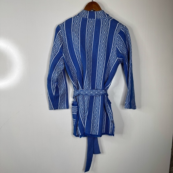 C. Wonder Blue Belted Jacket Size Small - Picture 2 of 5